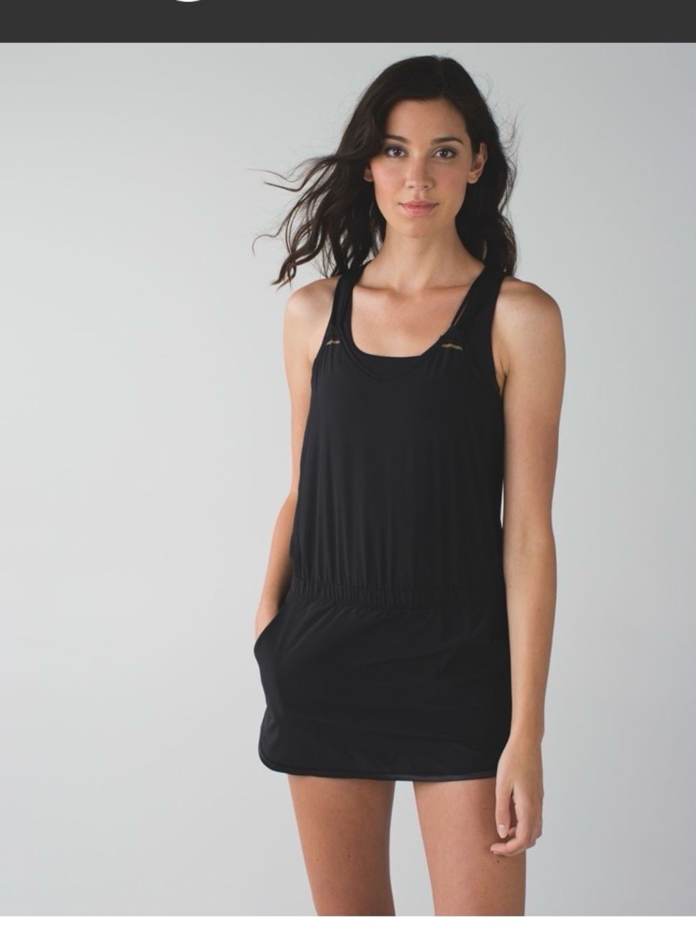 Lululemon black sweaty or not runsie romper